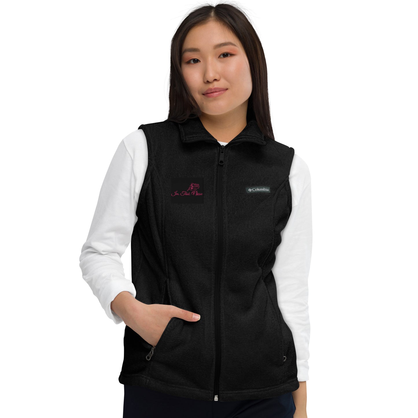 IMTHATNURSE Women’s Columbia fleece vest