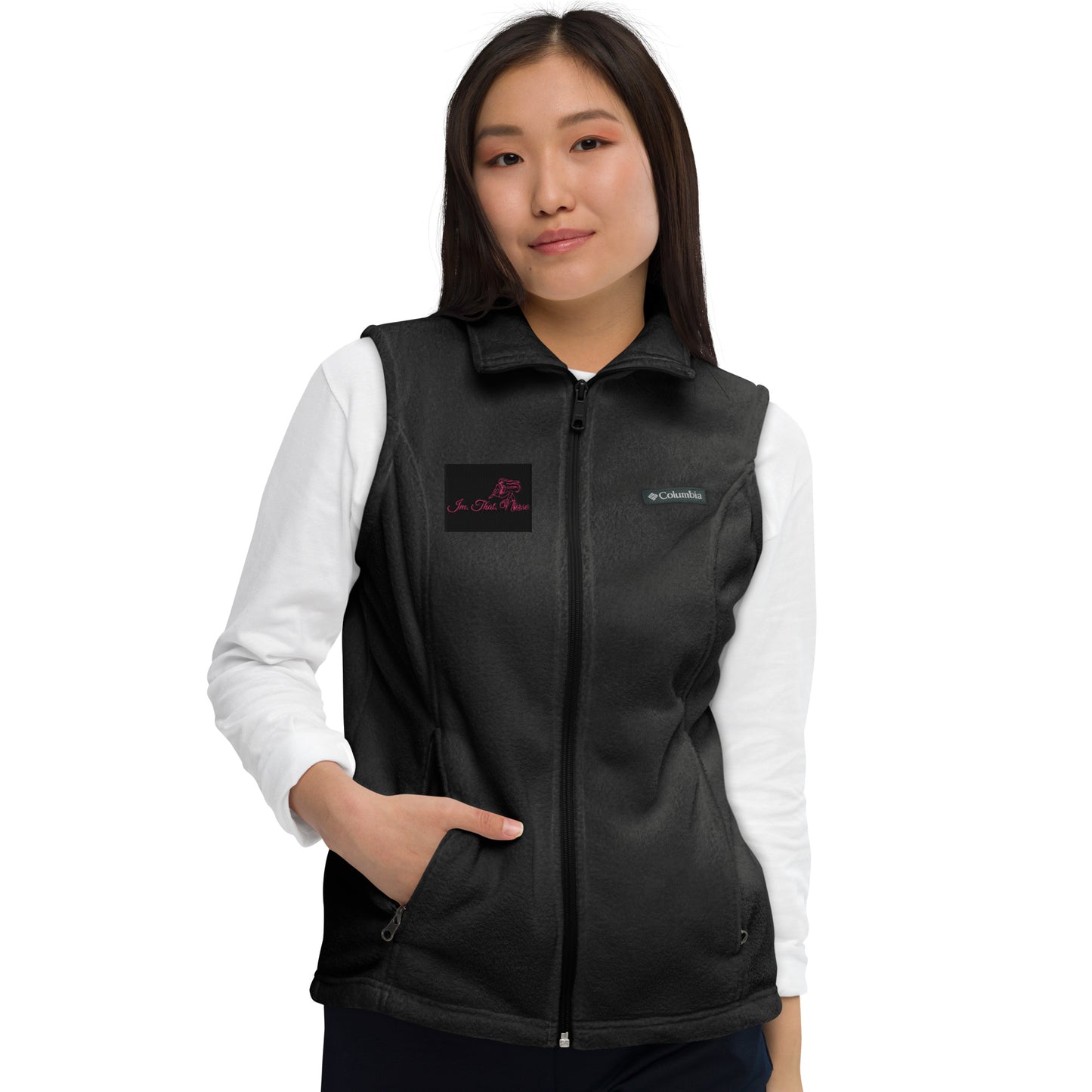 IMTHATNURSE Women’s Columbia fleece vest