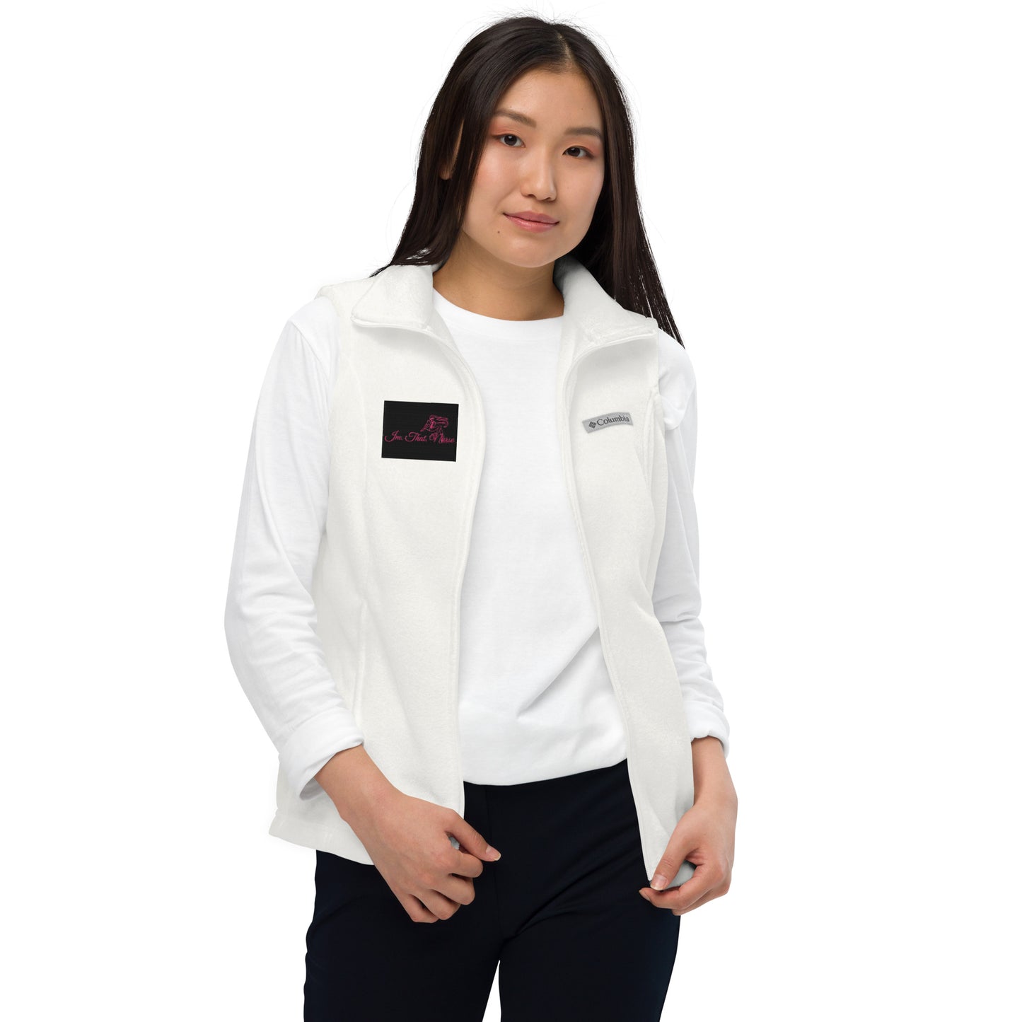 IMTHATNURSE Women’s Columbia fleece vest